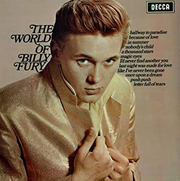 Image result for The World Of Billy Fury Decca LP